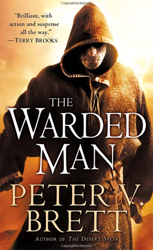 The cover for Warded Man by Peter V. Brett
