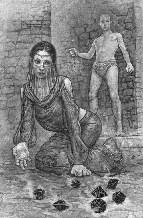 Inevera and young jardir polish illustration