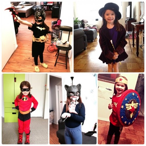 cassie superhero collage