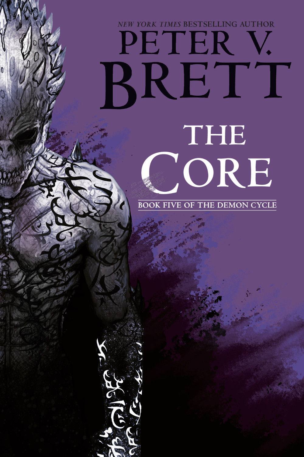 The Warded Man by Peter V. Brett, Book One of The Demon Cycle (US cover)