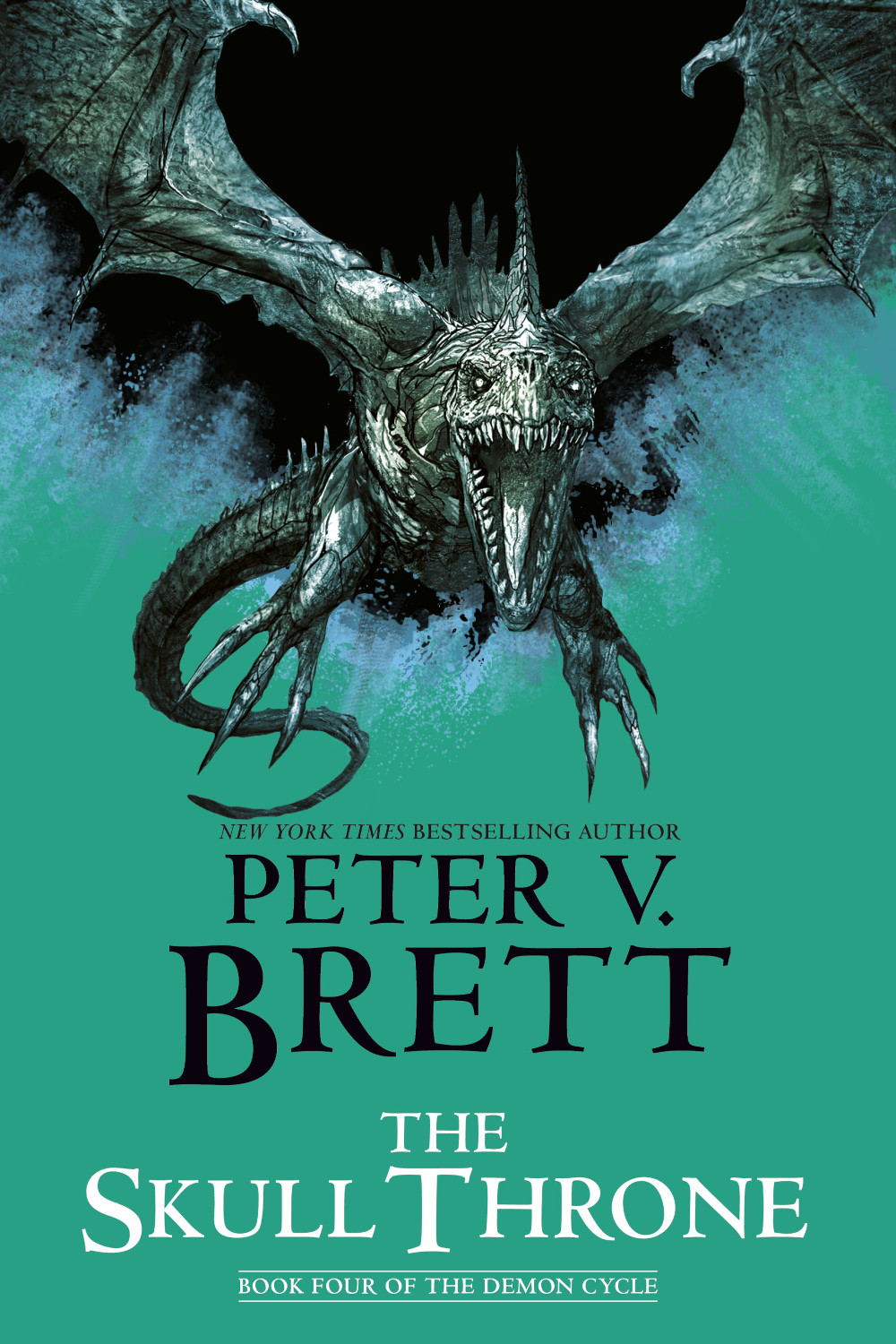 The Warded Man by Peter V. Brett, Book One of The Demon Cycle (US cover)